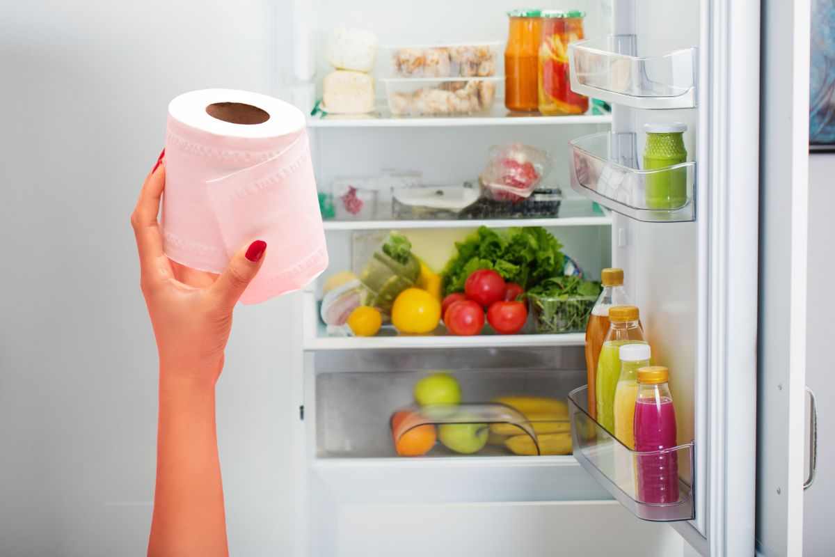 Come funziona il trucco della carta igienica in frigo